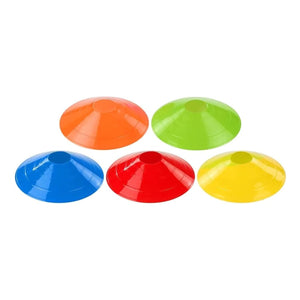 VolaFit - 50 Pcs Agility Disc Cone Set with Holder - Multi Color