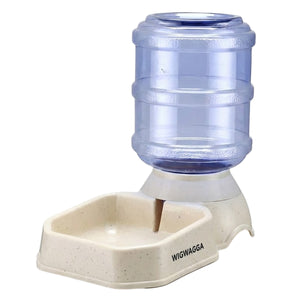 WIGWAGGA - 3.8L Plastic Automatic Water Dispenser for Pets - Clear