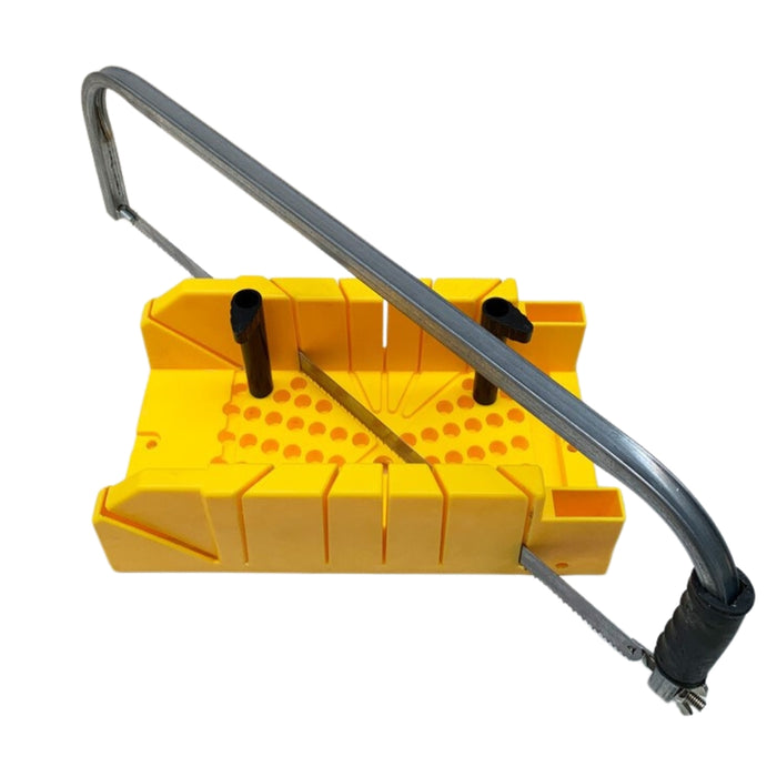 SuaTools - Clamping Mitre Box with 30cm Back Saw Set - Yellow