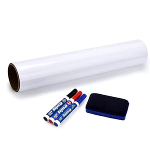 Nerdy Admin - 62x91cm Magnetic Dry Erase Board Paper for Wall - White