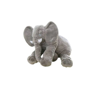 Toto Bubs - Grey Colour Plush Elephant Pillow Doll for Babies & Kids - 40cm