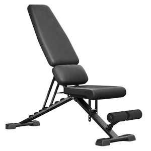 VolaFit - Adjustable Foldable Weight Bench for Full Body Workout - Black
