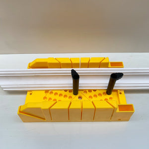 SuaTools - Clamping Mitre Box with 30cm Back Saw Set - Yellow