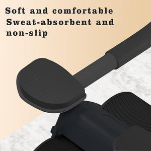 VolaFit - 2 in 1 Dual Wheel Ab Roller with U Handle & Elbow Support – Black