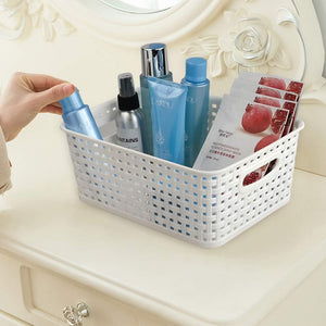 Pract Pack - 10Pcs Plastic Storage Basket Bins Shelf Organizer for Multipurpose