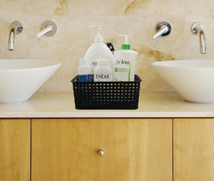 Pract Pack - 10Pcs Plastic Storage Basket Bins Shelf Organizer for Multipurpose