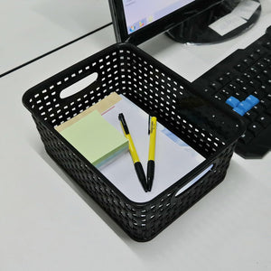 Pract Pack - 10Pcs Plastic Storage Basket Bins Shelf Organizer for Multipurpose