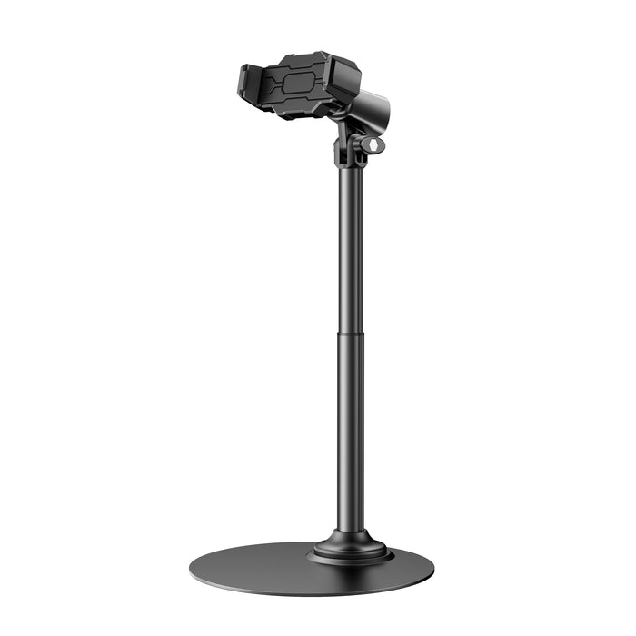 GajToys - Height Adjustable Phone Holder Cell Phone Stand for Desk - Black