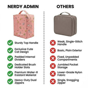 NERDY ADMIN - 58 Pcs Crochet Kit with Case for Beginners