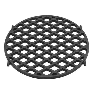 Pruchef - 30 cm Iron Grilling Grate, BBQ Grilling Net Stand - Black