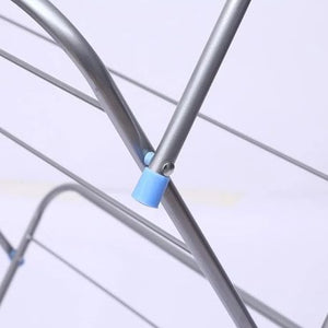 3 Tier Foldable Laundry Drying Rack Airer - 13m Drying Space - Blue