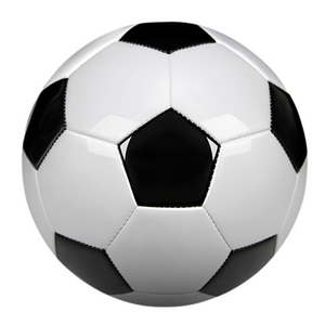 VolaFit - 32 Panel Size 5 Soccer Training Ball for Outdoor Play - Black