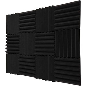 Nerdy Admin - 12 Pack Acoustic Foam Panels Sound Absorbing Panels Studio Foam Wedges