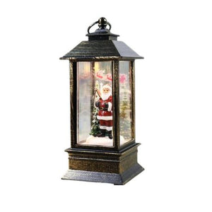 Volamor - Christmas LED Glittering Lanterns Holder Lamp Decor - Bronze