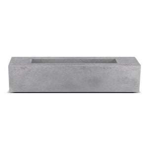 Herqona - Indoor Concrete Table Top Fire Pit 50cm - Grey