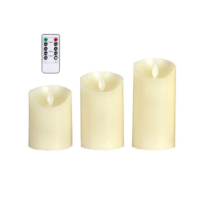 Melika Brands - Flameless Candles Battery Operated LED Candle Sets With Remote Control