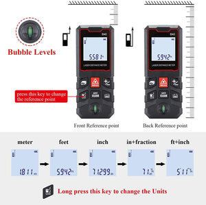 SuaTools - Digital Laser Distance Measure Device - 40 Meters Default Title