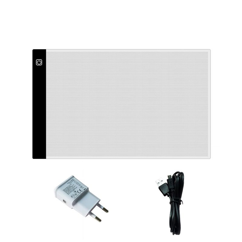 LED Electronic Whiteboard A4 light Pad Drawing Tablet Tracing Pad