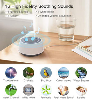 Toto Bubs - Portable White Noise Sound Machine for Baby Kids and Adults Default Title