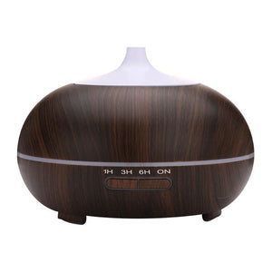 Volamor - Essential Oil Diffuser and Humidifier Dark Grain Wood - 500ml Default Title