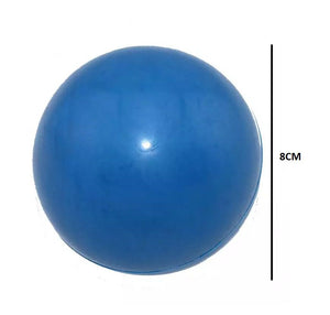 WigWagga - Rubber Dog Ball for Throwing Fetching Chewing - Blue - 8cm Default Title