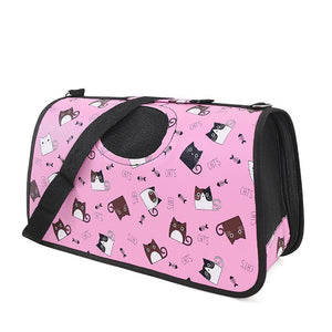 WigWagga - Pet Carrier Tote Bag for Small Pets - 52cm x 29cm x 22cm Pink