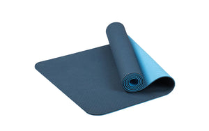 VolaFit - TPE Non Slip Gym Exercise Pilates Yoga Mat - 6mm Thick - Blue Default Title