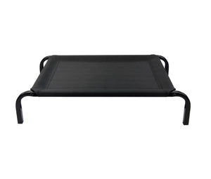 WigWagga - Raised Elevated Pet Dog Bed 21 cm Height - Black Default Title