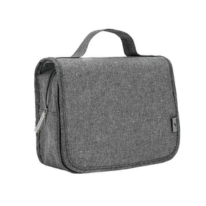 Pract Pack - Travel Toiletry Bag with Hook for Men Women Kids Grey