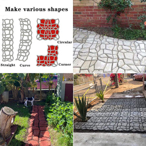GajToys - Concrete Paving Moulds DIY Garden Walkway Path Maker Default Title