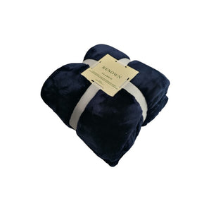 Volamor - Luxury Soft and Warm Flannel Fleece Throw Blanket - 150cm x 200cm Blue