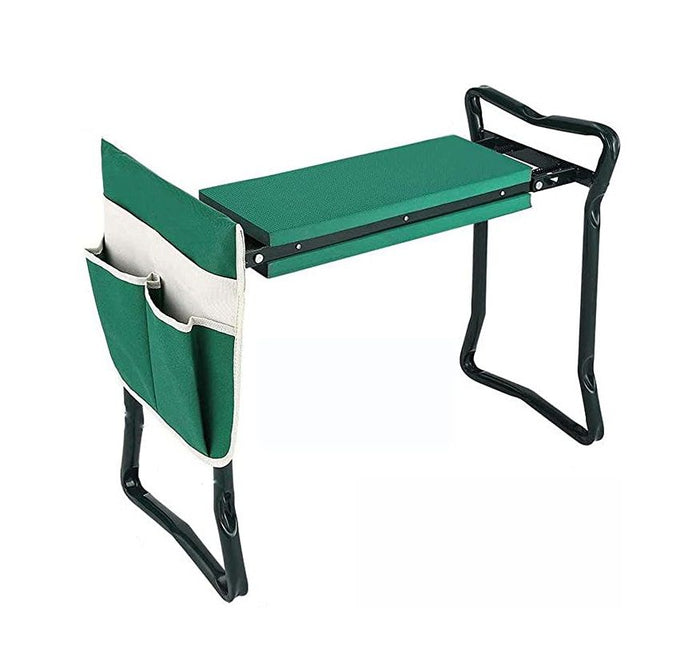 Herqona - Portable EVA Foam Pad Garden Kneeler Seat Bench with Pouch