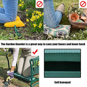 Herqona - Portable EVA Foam Pad Garden Kneeler Seat Bench with Pouch Default Title