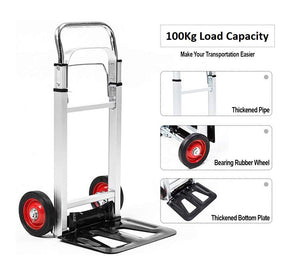 Herqona - Extendable and Foldable Trolley 100KG Capacity 108cm Length Default Title