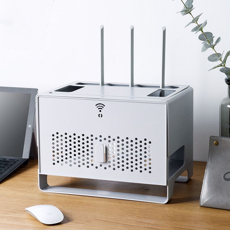 GajToys - WiFi Router Storage & Cable Management Cablebox for Home & O ...