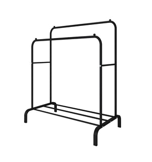 Pract Pack - Two Rail Free Standing Dry Clothes Rack for Hanging Clothes Default Title