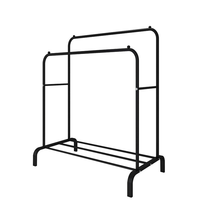 Pract Pack - Two Rail Free Standing Dry Clothes Rack for Hanging Clothes