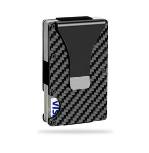 Herqona - RFID Blocking Carbon Fiber Aluminum Metal Wallet Default Title