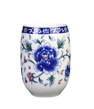 Pruchef - Blue and White Porcelain Tea Cup Mug – 300ml Default Title