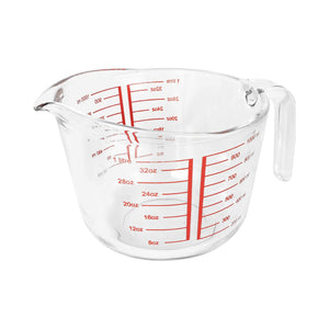 Pruchef - Glass Measuring Jug with Red Measurement Lines - 1000ml Default Title