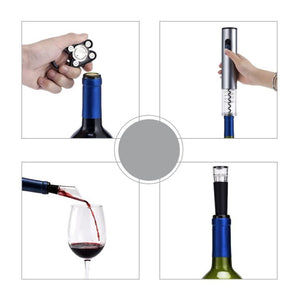 Bar Visor - 4 in 1 Electric Automatic Wine Bottle Opener Set Default Title