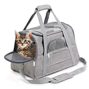WigWagga - Durable Comfortable Pet Cat Carrier for Small Pets - 44x28x25cm Default Title