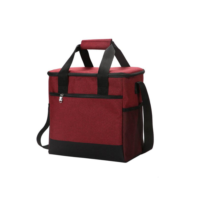 Pract Pack - Waterproof Insulated Picnic Lunch Cooler Bag - Wine Red