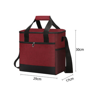 Pract Pack - Waterproof Insulated Picnic Lunch Cooler Bag - Wine Red Default Title