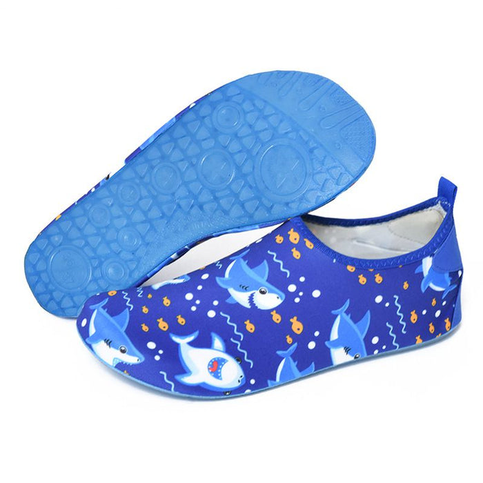 VolaFit - Kids Quick Dry Aqua Water Shoes - Various Sizes - Blue Design