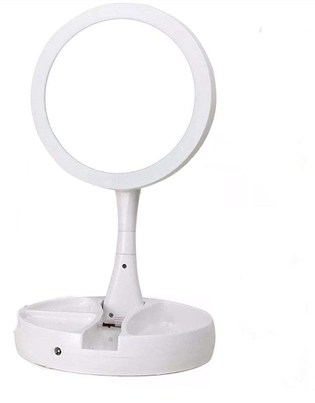 Volamor - Foldable Double-Sided LED Lights Cosmetic Mirror