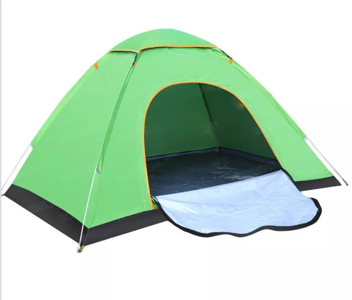 Herqona - Automatic Light Duty Pop-Up Camping Tent Set - Fits 2 People