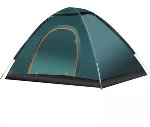 Harqona - Automatic Light Duty Pop-Up Camping Tent Set - Fits 2 People Dark Green