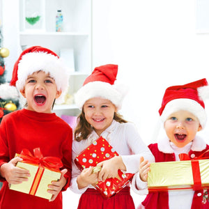 Melika Brands - Christmas Santa Holiday Plush Unisex Hat - Red Default Title