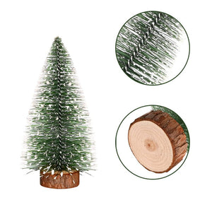 Melika Brands - 4pcs Mini Christmas Pine Tabletop Decor Tree - Green Default Title